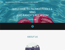 Tablet Screenshot of palmerpools.com